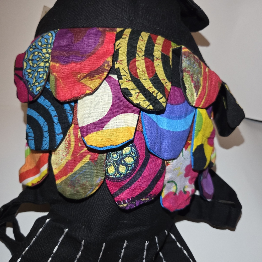 Colorful Patchwork Fish Backpack - image 8